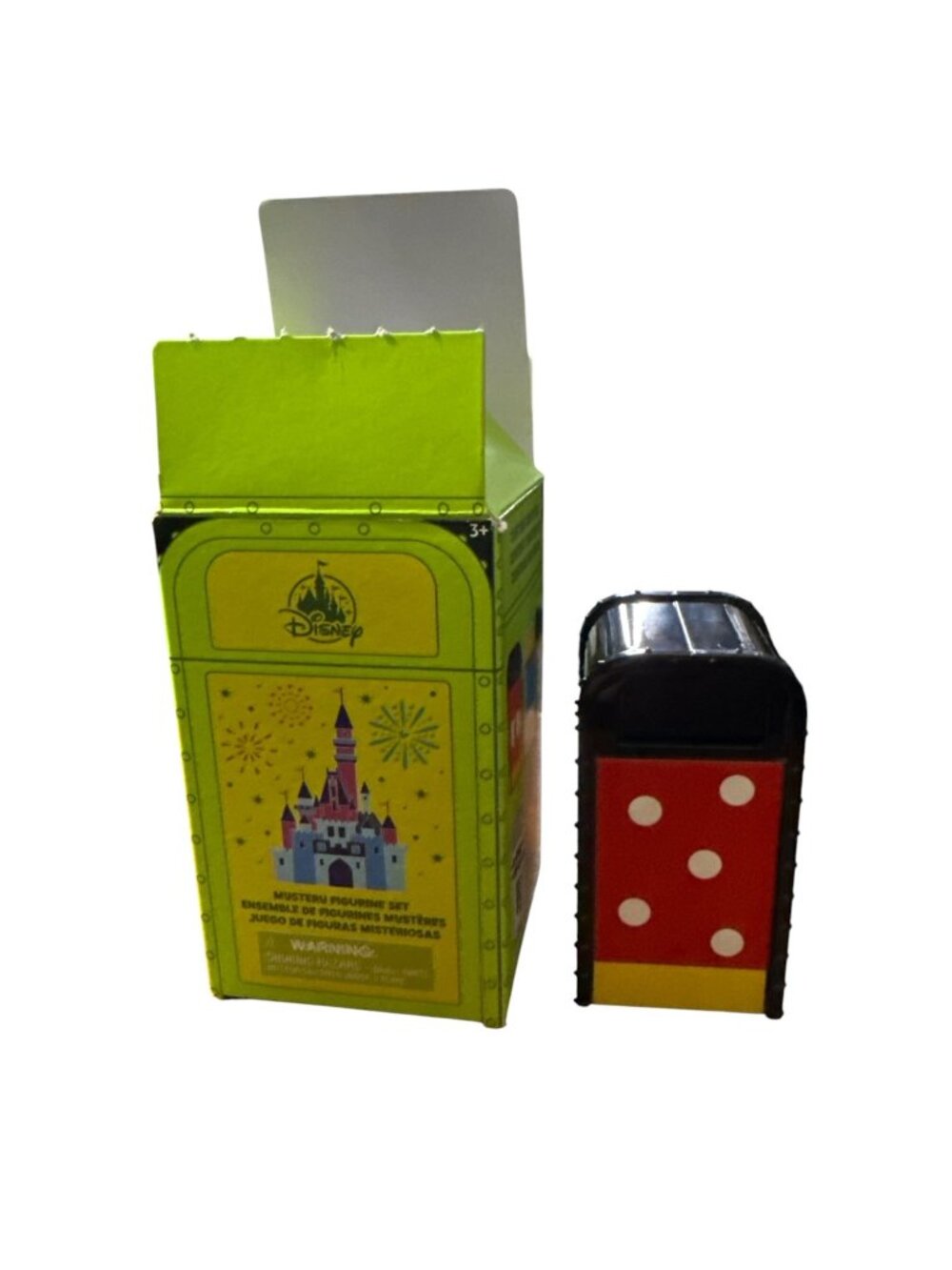 Disney Parks Mystery Figurine Trash Bin Can Minnie Mouse Can